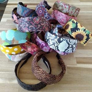Handmade wide headbands